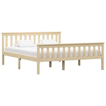SKM Giroletto Legno Chiaro in Legno Massello di Pino 180x200 cm