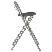 Set da Bar 3 Pezzi con Ripiani, Tavolo e 2 sedie per Case, Giardini, Bar, Pub o ristoranti Blackbarbar in Legno e Acciaio