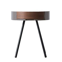 ZHANGYY Comodino in Noce - Mobili da Comodino e comodini Comodini per camere da Letto Soggiorno Letto Lato Divano (Colore: Marrone, Dimensioni: 45X52CM)
