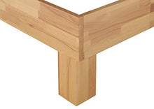 Erst-Holz Moderno Letto/futon 120x200 in Faggio Laccato con doghe rigide 60.80-12