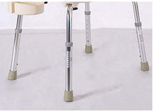 Sgabello da doccia Bagno sgabello bianco addensare in lega di alluminio Bath Chair Altitudine doccia regolabile Sgabello Bagno sgabello da bagno sedia incinta banco Donna Bagno con doccia staccabile B
