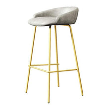 GYPPG Elegante Casa Dcor Colazione Casual Sgabello Bar Seggiolone Colazione per bancone/Cucina/Pub Sgabello Sedile Senza braccioli Base in Metallo Design Moderno