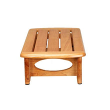 AYHa Bagno sgabello di legno Barrel Poggiapiedi Passo Bench piccolo sgabello rettangolo sgabello da doccia Sgabello Pedale impermeabile antiscivolo Doccia Bench