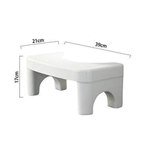 Sgabello WC Pieghevole, Sgabello da Toilette, Sgabello Water Adulti, Squatty Potty Regolabile, Panchetto Bagno WC A