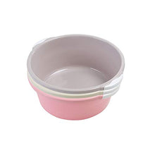 GYL Bacino Pieghevole XSJZ Lavabo in Plastica, 3 Pezzi Lavabo Imbottito in Plastica Biauricolare per Lavabo per Studenti Dormitorio (Color : M)