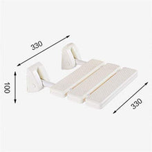 AGWa Doccia Chair montaggio/parete ergonomico bagno sgabello/Folding la doccia Seat/disabili, anziani, donne in gravidanza/carico di 440 Lbs,bianca