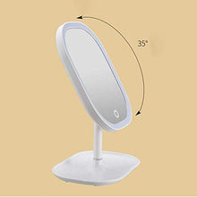 SHY Specchio per Il Trucco, Specchio per Il Trucco a LED con Specchio Luminoso Specchio per Il Trucco da Tavolo Dormitorio Specchio per Il Desktop Fill Light Princess MIR