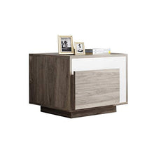 Comodino Camera da Letto Semplice Mini Cassetto Armadietto di stoccaggio Mobili Multi-Funzione Doppia Pompa Armadietto di personalità Armadietto Laterale Cuscinetto 300KG-45X54X50cm FANJIANI