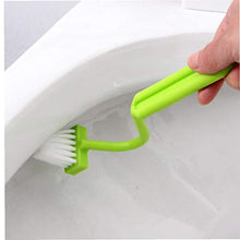 Toilet Bowl Brush portatile Auto Standing Basic Set bianco con maniglia flessibile e morbida setole in nylon; Discreto e Slim si adatta bene Eco Friendly Home Decor