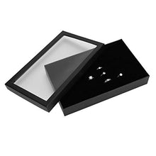 Alinory Organizzatore Portatile per Gioielli Robusto e Durevole Comodo Contenitore per Gioielli Floccato per Ufficio Domestico(Black)