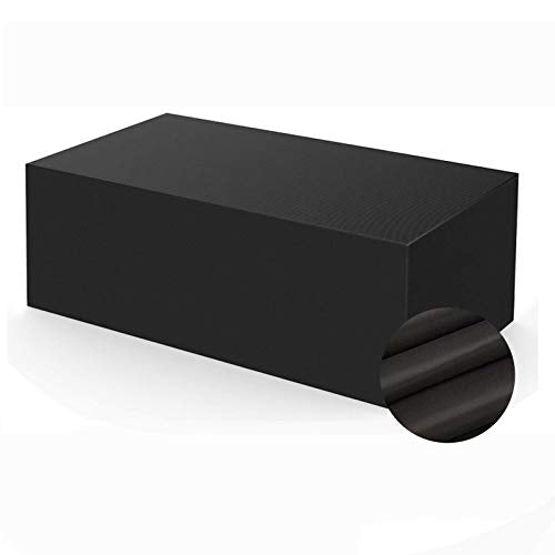 GUODIU Copertura Tavolo Esterno 120x60x90cm Oxford Coperture per Set Arredo Giardino Antivento e Anti-UV per Tavolo e Sedie da Esterni, Nero