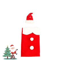 Amosfun Coperchio per Bottiglia di Babbo Natale con Cappello Borsa per Bottiglia di Vino Regalo per FESTIVITÀ Natalizie centrotavola Decorazioni per la tavola Regali per Ornamento