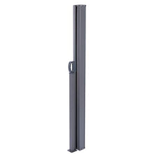 Oumefar Tenda Laterale Multifunzionale Tenda Laterale da Giardino espandibile Tenda Laterale di Design telescopica per Il Giardino per Balcone(Dark Gray)