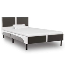 SKM Giroletto Grigio e Bianco in Similpelle 90x200 cm (18.4kg)
