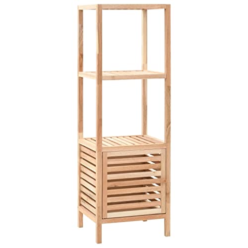 vidaXL Legno Massello di Noce Armadietto da Bagno Mobiletto Arreddo da Bagno