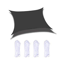 DUCCM Vela Ombreggiante,Tenda a Vela Rettangolare Antivento Impermeabile, Protezione UV 95%,per Giardino terrazza Campeggio Outdoor Facility & Activities(3x4m)