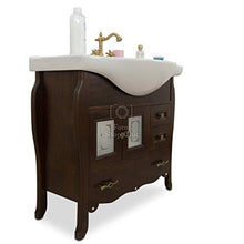 Shop Chic Mobile Bagno 85cm Arte povera Completo di specchiera