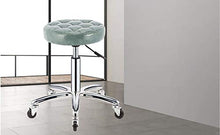 Poltrone Nubao Sgabello decorativo regolabile Sedile Sgabelli rotonda PU girevole seggiovia Altezza 43-58cm for la cucina salone di bellezza laboratorio Sedia Sgabelli di lavoro (Dimensioni: 33 * 43-5