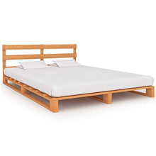SKM Giroletto in Pallet Marrone Legno Massello di Pino 120x200 cm (36.85kg)