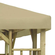 OUSEE Gazebo 4x3 m Beige