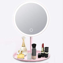 CRYPY Specchio per Il Trucco con medicazione Luminosa a LED Specchio Beauty Ring Light Mirror Beauty Tools per Foto Fill Light Small Mirrors