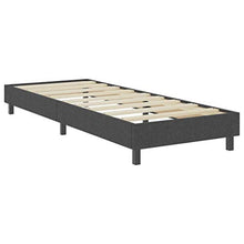 FAMIROSA Letto a Molle Grigio Scuro in Tessuto 90x200 cm-4705