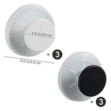TAILI Ganci Portasciugamani, Cappotto Gancio con Ventosa Riutilizzabili Impermeabile Appendiabiti Ganci a Parete Porta Accappatoio Asciugamano per Cucina Bagno Senza Forare, 6 Pezzi Bianco e Nero