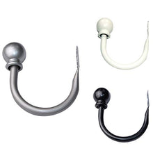 Fgyhty a Forma di U 2pcs Cortina di Ferro Ganci Finestra Drapery Tie Backs Hanger Accessori Household