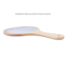 Jackallo - Specchio a mano in legno, specchi di trucco da donna, specchi di maniglia sospesi, vintage, per soggiorno