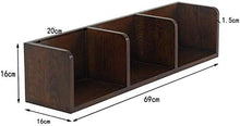 Una partizione mensola di Legno Organizzatore unità di libreria di visualizzazione consistenza compatta di Alta qualità più CD Wide Range griglia Aree di Quercia Bianca