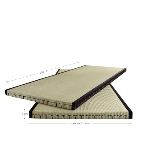 Karup Design Tatami Mat 70 cm Materasso, Legno, Beige, 200x70x5.5 cm