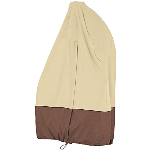 Suading, copertura antipolvere per sedia a dondolo in rattan, per patio, giardino, tessuto da appendere, anti-UV, impermeabile, 190 x 115 cm