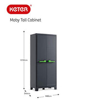 Keter Moby Alto Xl - Armadio Impermeabile Cert. Ipx3 - 80X44X182H Antracite