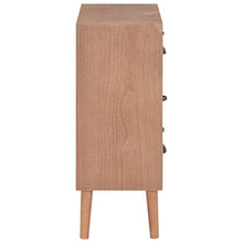 SKM Credenza con 5 Cassetti Marrone 60x30x78 cm in MDF