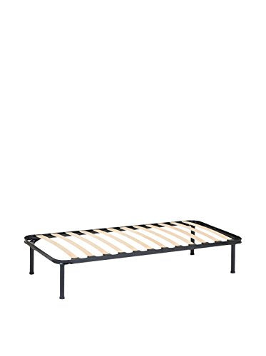 Cribel Rete Singola Dohe, Alluminio, Nero, Taglia Unica