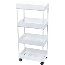 &ripiano di stoccaggio Scaffalature in ferro battuto Soggiorno camera da letto Trolley Scaffale multi-scaffale Cucina da bagno con portapacchi Scaffale di finitura (Color : A)