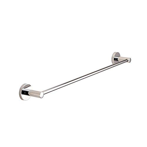 AGGF Portasciugamani Portasciugamani da Bagno Portasciugamani Singolo per portasciugamani a Parete in Acciaio Inox Lucido SUS304 Placcato in Cromo, Bagno a Parete, Lunghezza Circa 30 cm