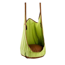 liangzishop Swing Amaca Verde Seat Swing Carrello del Cotone del Bambino della Tela di Canapa a Battente Adatto for Uso Interno ed Esterno Altalena da Giardino