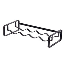 LHQ-HQ Wine Rack Ferro Vino Rack Decorazioni Bottiglia Domestica Rack Semplice Nero Stile Europeo