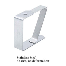 NewZC Fermatovaglia Tavolo Giardino 10 Pezzi Clip per Tovaglia in Acciaio Inossidabile Morsetti per Tovaglie Lucidati per Picnic Campeggio Giardino Cucina Feste Matrimoni