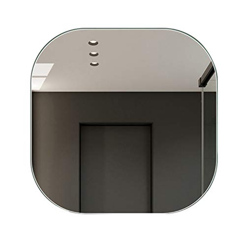 Specchio da bagno quadrato senza cornice, specchio cosmetico a parete per soggiorno, camera da letto e ingresso, specchio per la decorazione della casa, specchio a figura intera HD semplice, 50/60/7