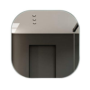 Specchio da bagno quadrato senza cornice, specchio cosmetico a parete per soggiorno, camera da letto e ingresso, specchio per la decorazione della casa, specchio a figura intera HD semplice, 50/60/7