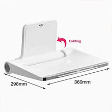 Sgabello da doccia Bagno sgabello a parete Bagno sgabello pieghevole Doccia sede in acciaio inox Bagno di sicurezza Sgabello sedia a ribalta Sgabello con gambe Doccia soggiorno presidente Spa banco o