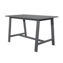 Gartentraum Gruppo di sedute in Alluminio Grigio a 4 posti - Set bistrot Maggie