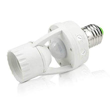 Yiwa - Interruttore di Presa di Corrente E27 per Lampada a LED, sensore infrarossi, Movimento PIR
