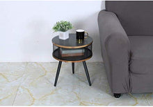 TONG HXF- tavolino tavolino Rotondo squisita capezzale del ripiano Ferro Multifunzionale 40 * 40 * 46cm Durevole