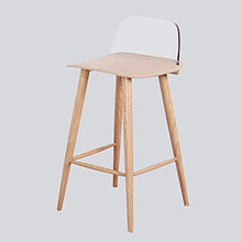 Sedia Sgabello da Bar Materiale Pc + Pp Gambe in Acciaio di plastica Moderno e Minimalista Sgabello da Bar Sgabello da Bar Sgabello da Bar Sedia Indietro caffè e Sedie