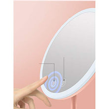 Specchio Per Il Trucco Specchio per il trucco con specchio per il trucco illuminato con specchio 10X Ingrandimento per il tocco con specchio per la regolazione dello specchio cosmetico LED regolabile