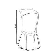 TYJIAJU Seggiolone da bar sgabello di moda casual da bar per ristorante di personalità creativa in plastica europea per tavolo e sedie GHK/A