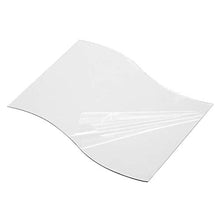 Fdit 6Pcs / Set Adesivo per parete a specchio Combinazione di decorazioni domestiche per bagno a forma di onde